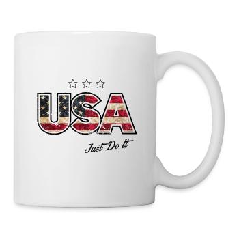 Vereinigte Staaten von Amerika - Tasse - Weiß - Rechts