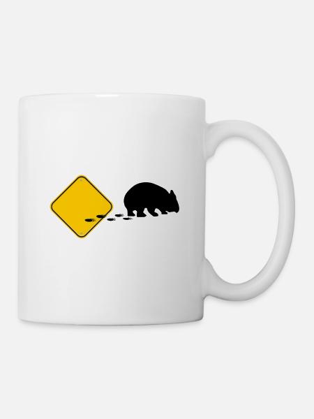 Wombat, Break out !!! - Tasse - Weiß