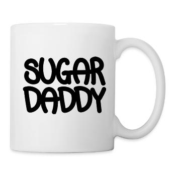 Sugar Daddy Schwarz - Tasse - Weiß - Rechts