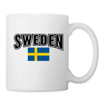 Schweden - Tasse - Weiß - Rechts