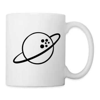 Saturn Planet - Tasse - Weiß - Rechts