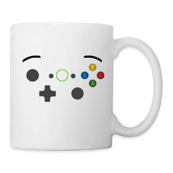 Manette de jeux vidéo 3 - Mug blanc - blanc - Droite