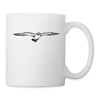 mouette - Mug blanc - blanc - Droite