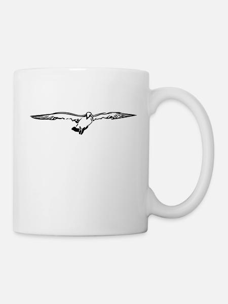 Möwe - Tasse - Weiß