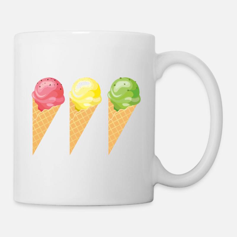 Eis ... - Tasse - Weiß