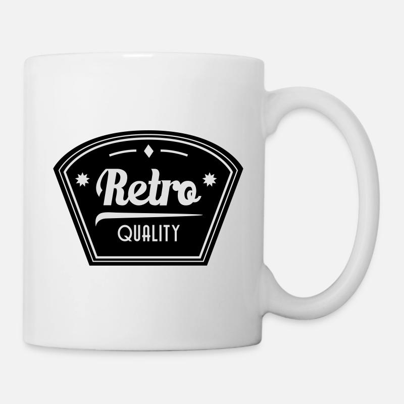 Retro Quality - Tasse - Weiß