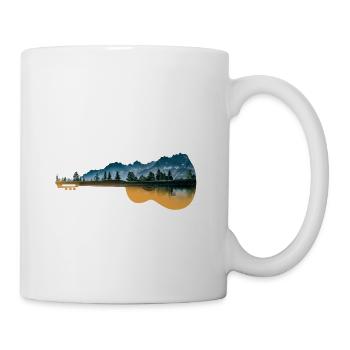 guitar/forest - Mug - white - Right