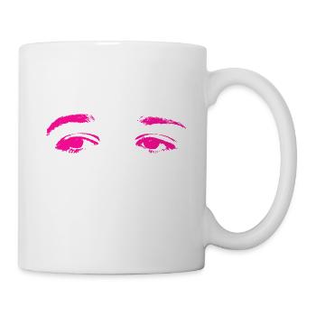 pink eyes - Mug - white - Right