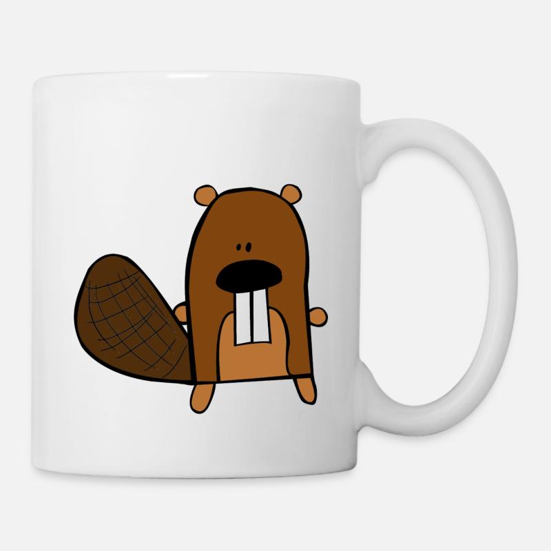 castor - Mug blanc - blanc