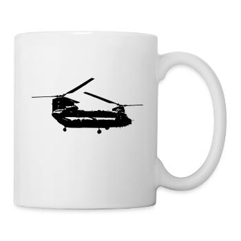 helicoptere_chinook - Mug blanc - blanc - Droite