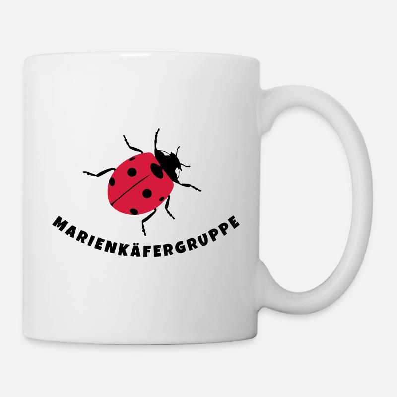 Marienkäfergruppe - Tasse - Weiß