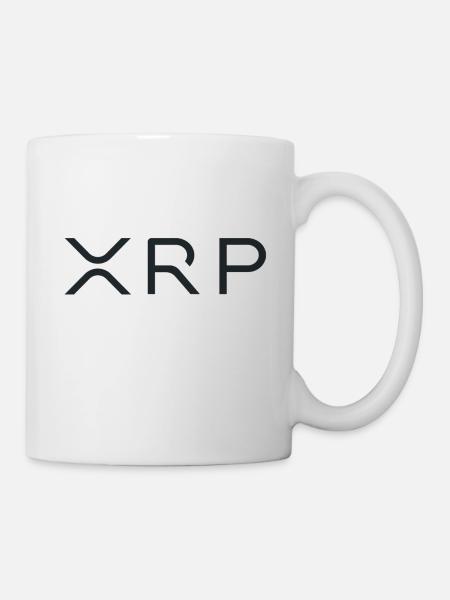 XRP Logo Vintage Bitcoin Quote Gift - Mug - white