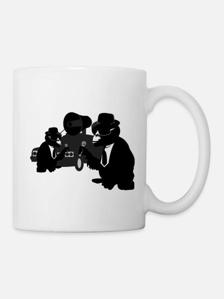the blues brothers monkey - Mug - white