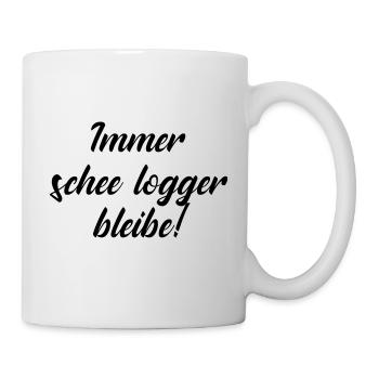 Francfort Hesse Hesse reste logger - Mug blanc - blanc - Droite