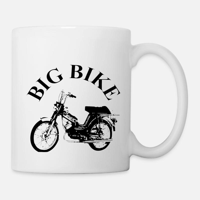 Mofa Old School Retro - Tasse - Weiß