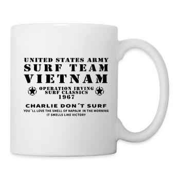 US Army Surf Team Vietnam | Surf Classics - Tasse - Weiß - Rechts