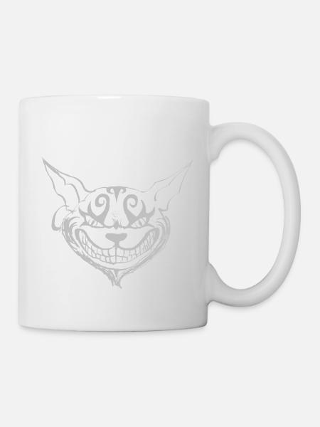 Chat grincheux - Mug blanc - blanc