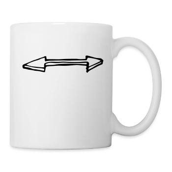 arrow - Mug - white - Right