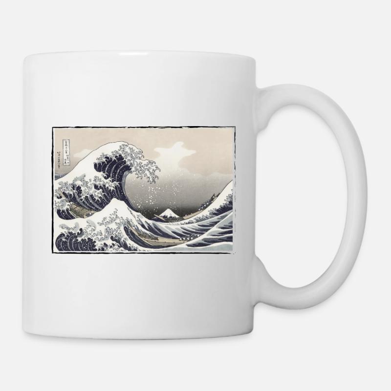 Die Welle - Tasse - Weiß