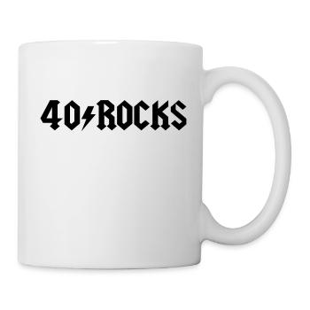 40 Geburtstag - Tasse - Weiß - Rechts