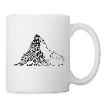 Matterhorn Berg Schweiz Zermatt - Tasse - Weiß - Rechts