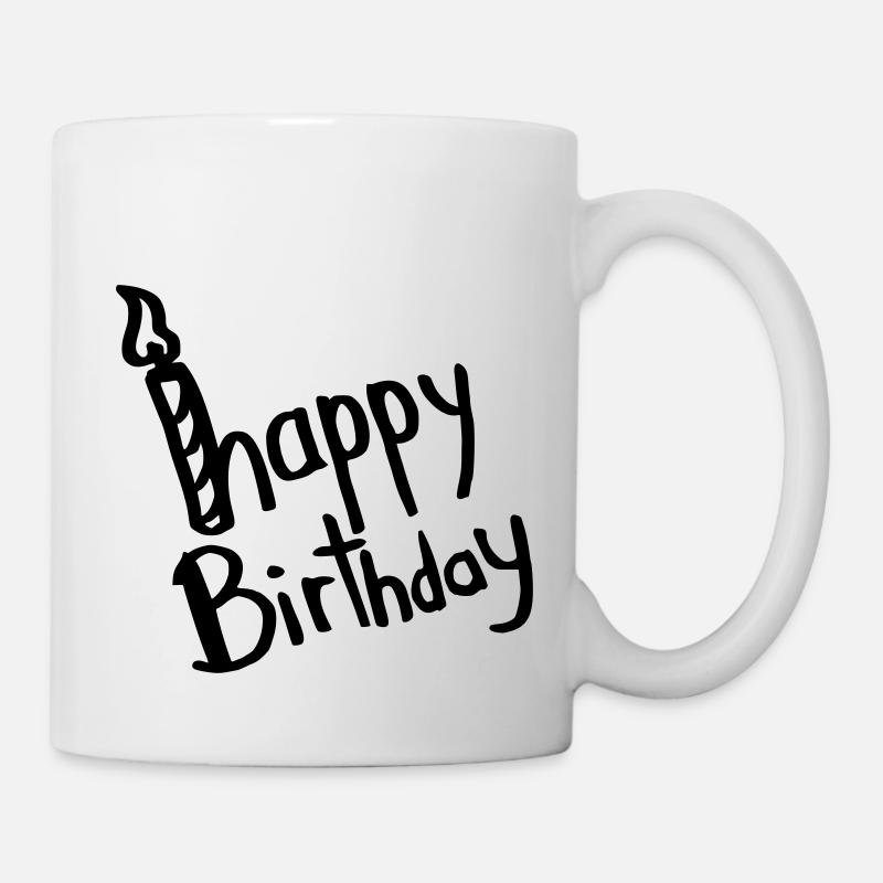 362 happy birthday - Mug - white