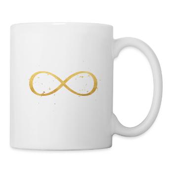 Caractère infinie symbole signe amour - Mug blanc - blanc - Droite