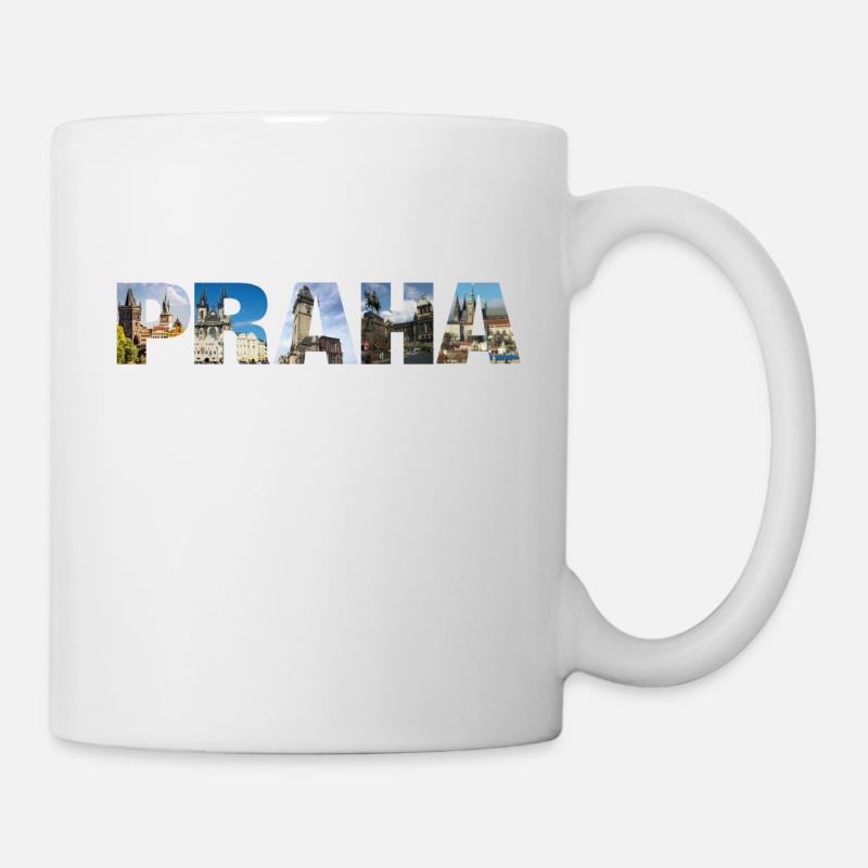 Praha CZ pamatky - Tasse - Weiß