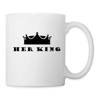 Gifts for couples Her King - Mug - white - Right