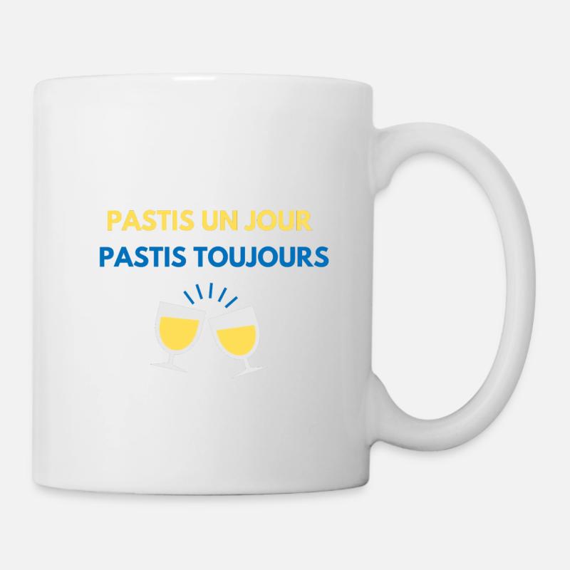 pastis un jour - Mug blanc - blanc