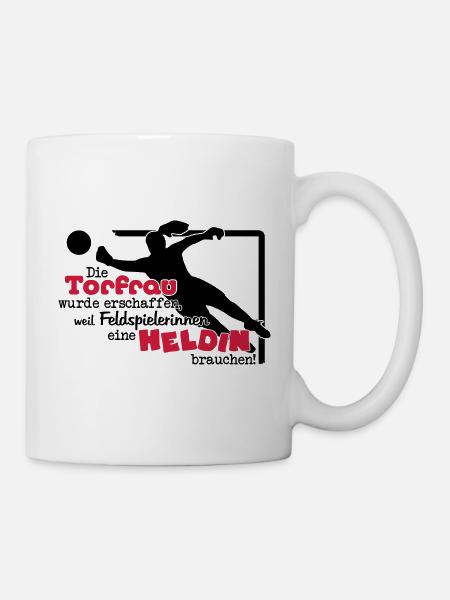 Torfrau - Héroïne du terrain de football - Mug blanc - blanc