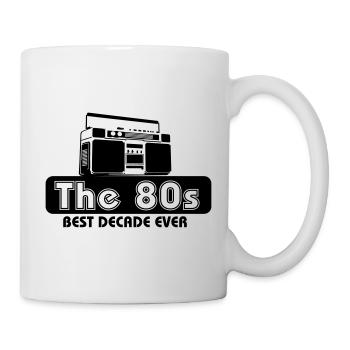 Années 80 - Mug blanc - blanc - Droite