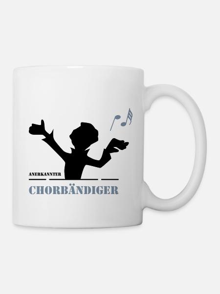 Chorbändiger - Tasse - Weiß