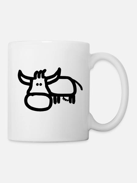 KUH - Tasse - Weiß