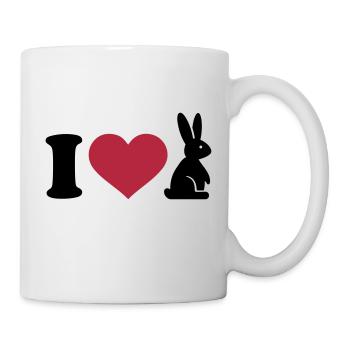 I love Bunny - Mug - white - Right