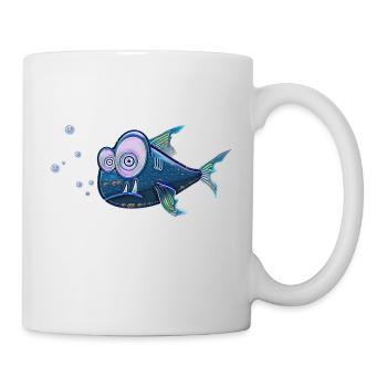 Funny fish - Mug - white - Right