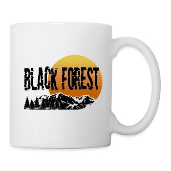 Schwarzwald Black Forest - Tasse - Weiß - Rechts