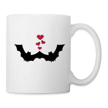 Fledermaus - Tasse - Weiß - Rechts