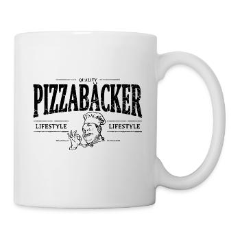 Pizzabäcker - Tasse - Weiß - Rechts