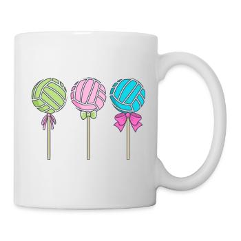 Candy Volley - Mug blanc - blanc - Droite