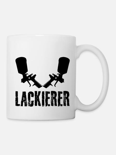 Lackierer - Tasse - Weiß
