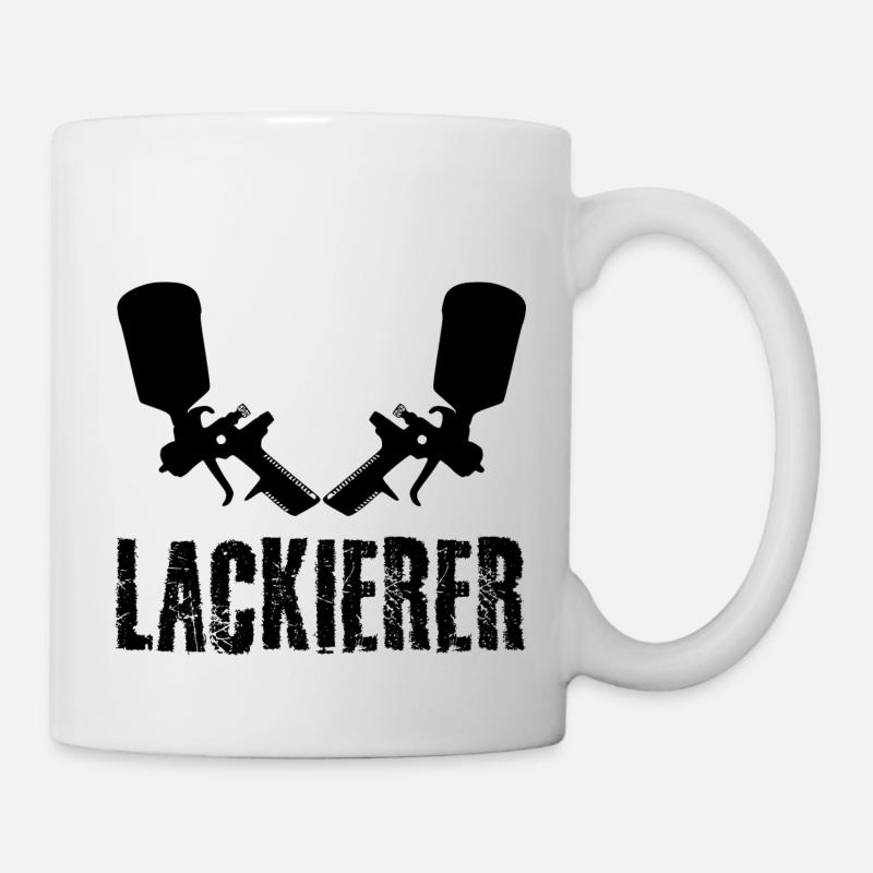 Lackierer - Tasse - Weiß