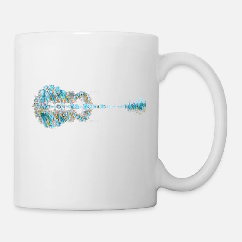 La nature de la guitare - Mug blanc - blanc