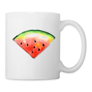 melon d'eau - Mug blanc - blanc - Droite