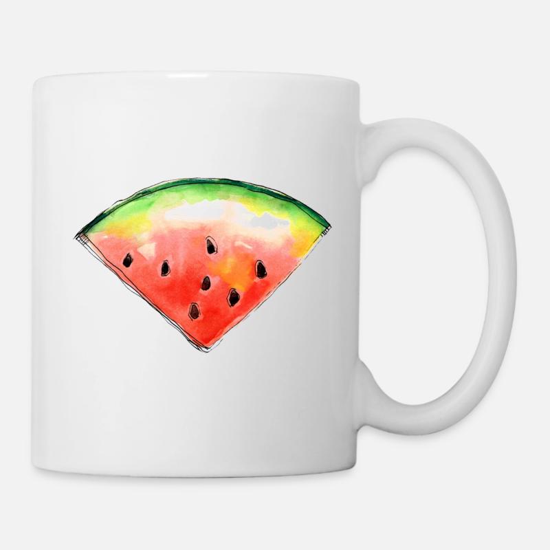 wassermelone - Tasse - Weiß