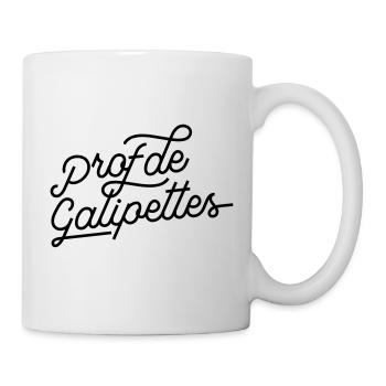 Prof de galipettes - Prof d'EPS - Mug blanc - blanc - Droite