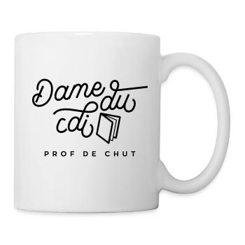 Dame du CDI - Mug blanc - blanc - Droite