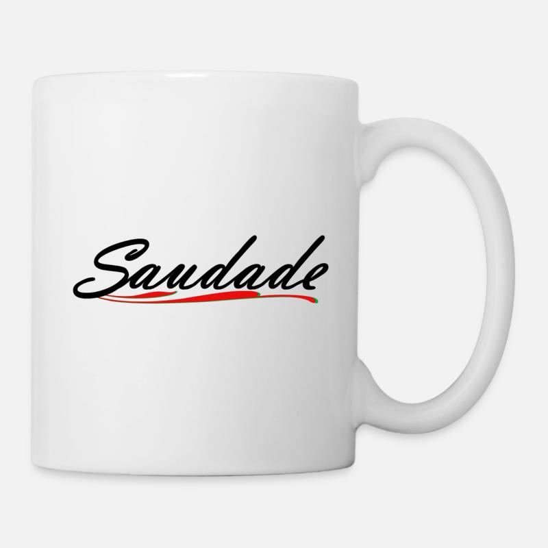 saudade - Tasse - Weiß