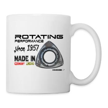 Rotating Performance Stricherhund B - Tasse - Weiß - Rechts