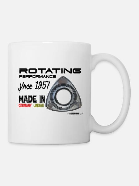 Rotating Performance Stricherhund B - Tasse - Weiß